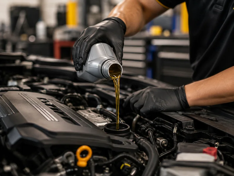 Servis minyak enjin Autohaus