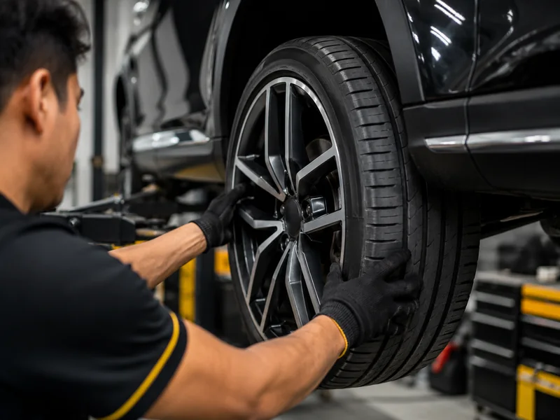 Pemasangan tayar Autohaus