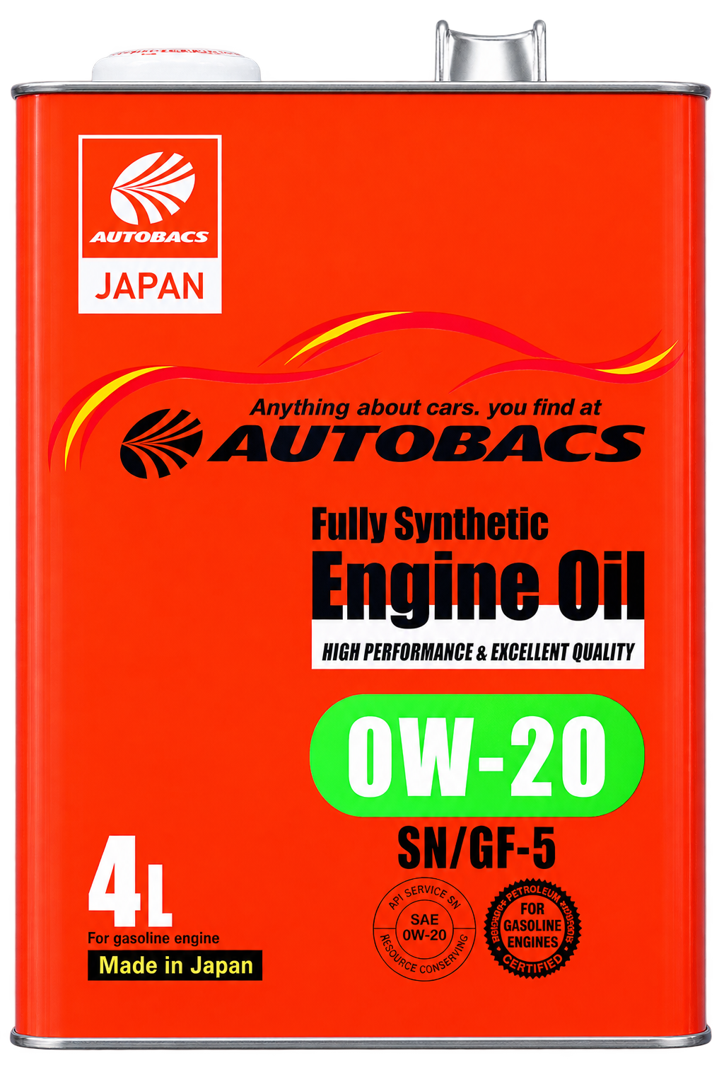 AUTOBACS WHITE 0W-20 SP/GF6A (4L)