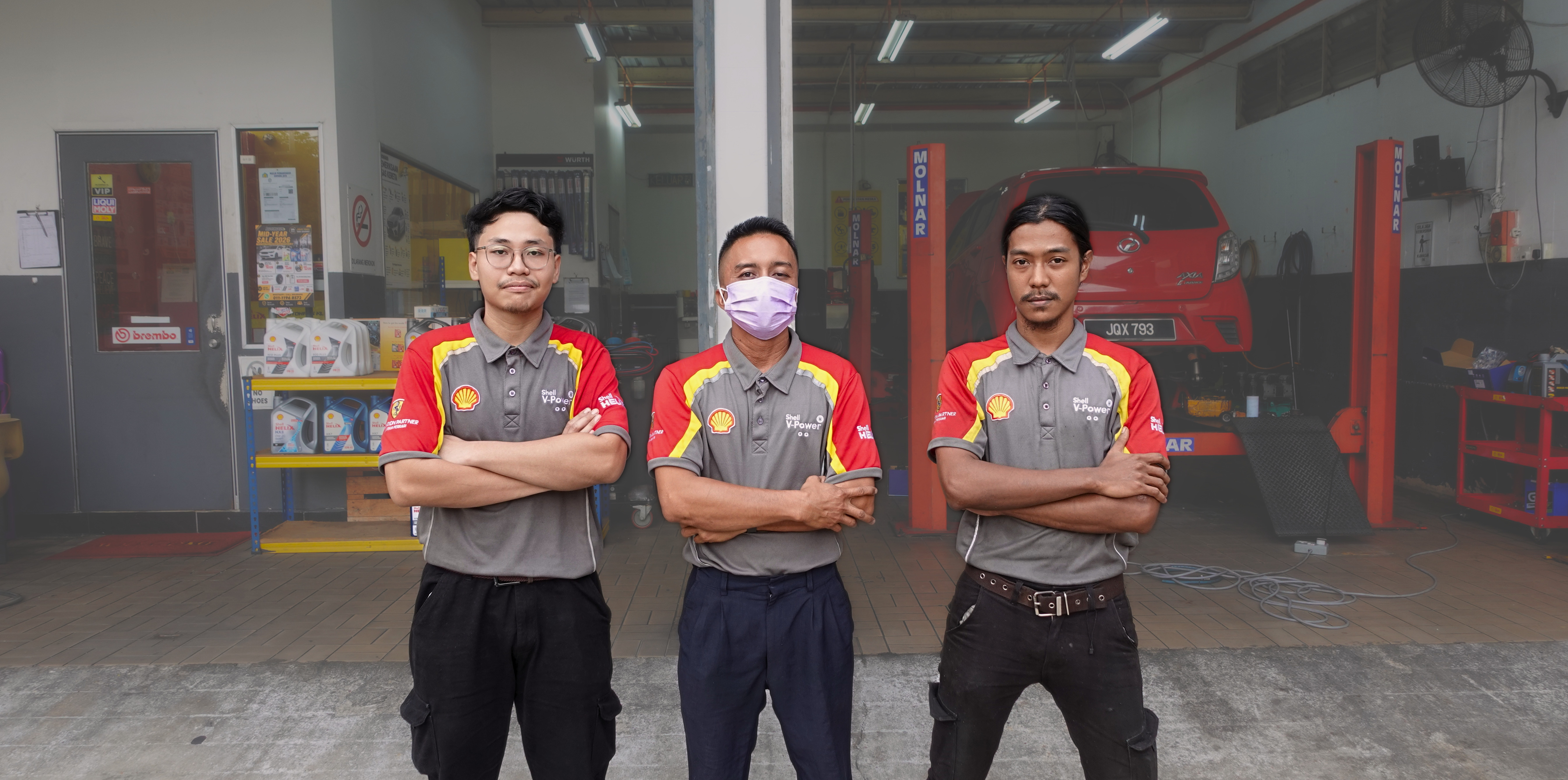 Pasukan Autohaus – Taman Seraya, Shell Lubebay