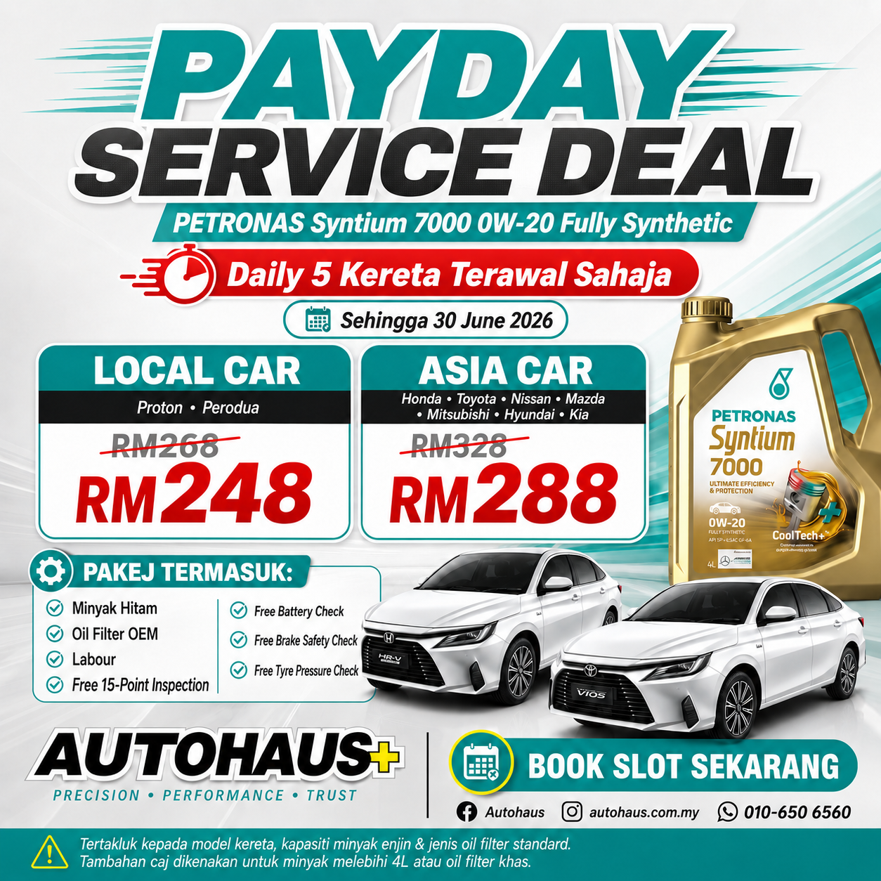 PWP Promotion from RM15 promotion banner